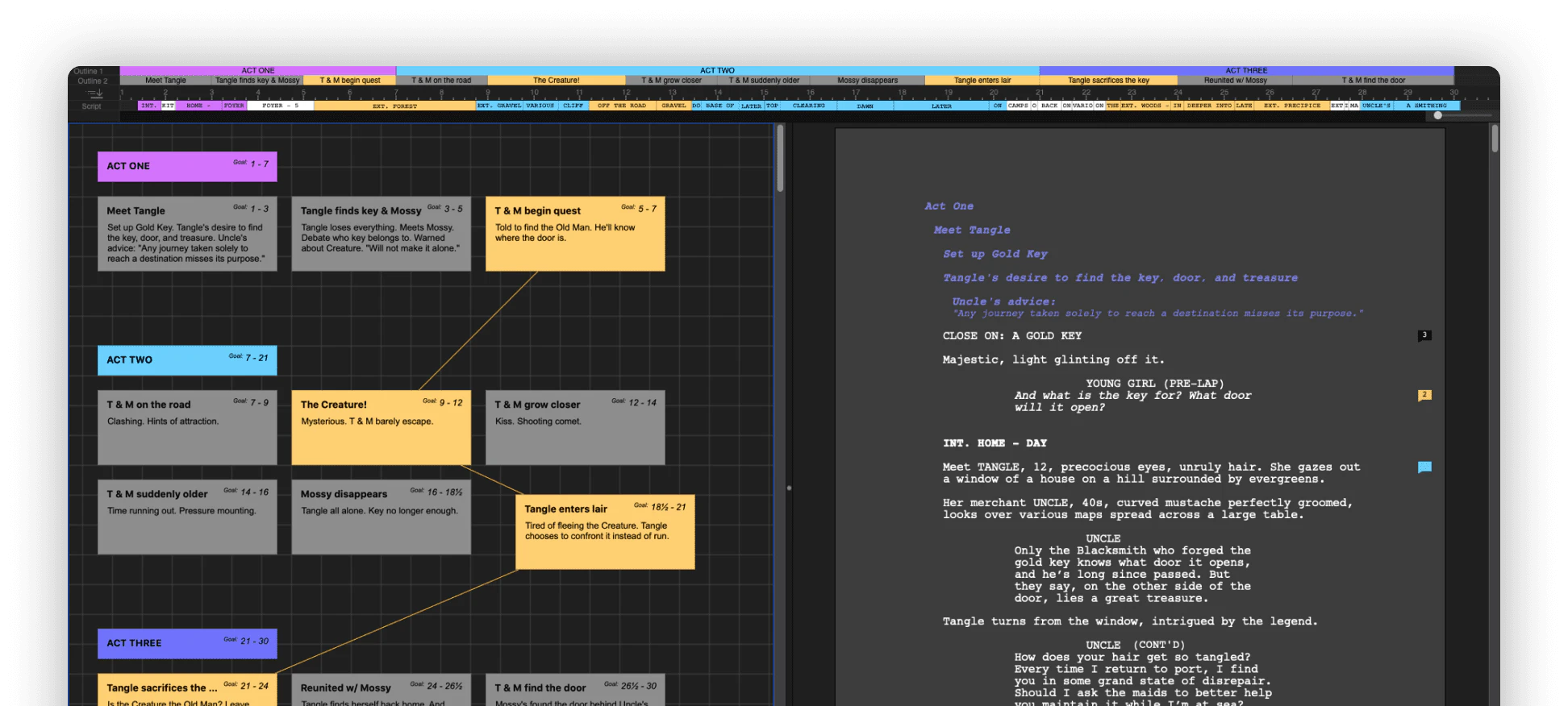 screenshot of Final Draft